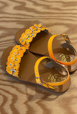 POM D'API POM D'API PLAGETTE MULTI FLO ORANGE SUN