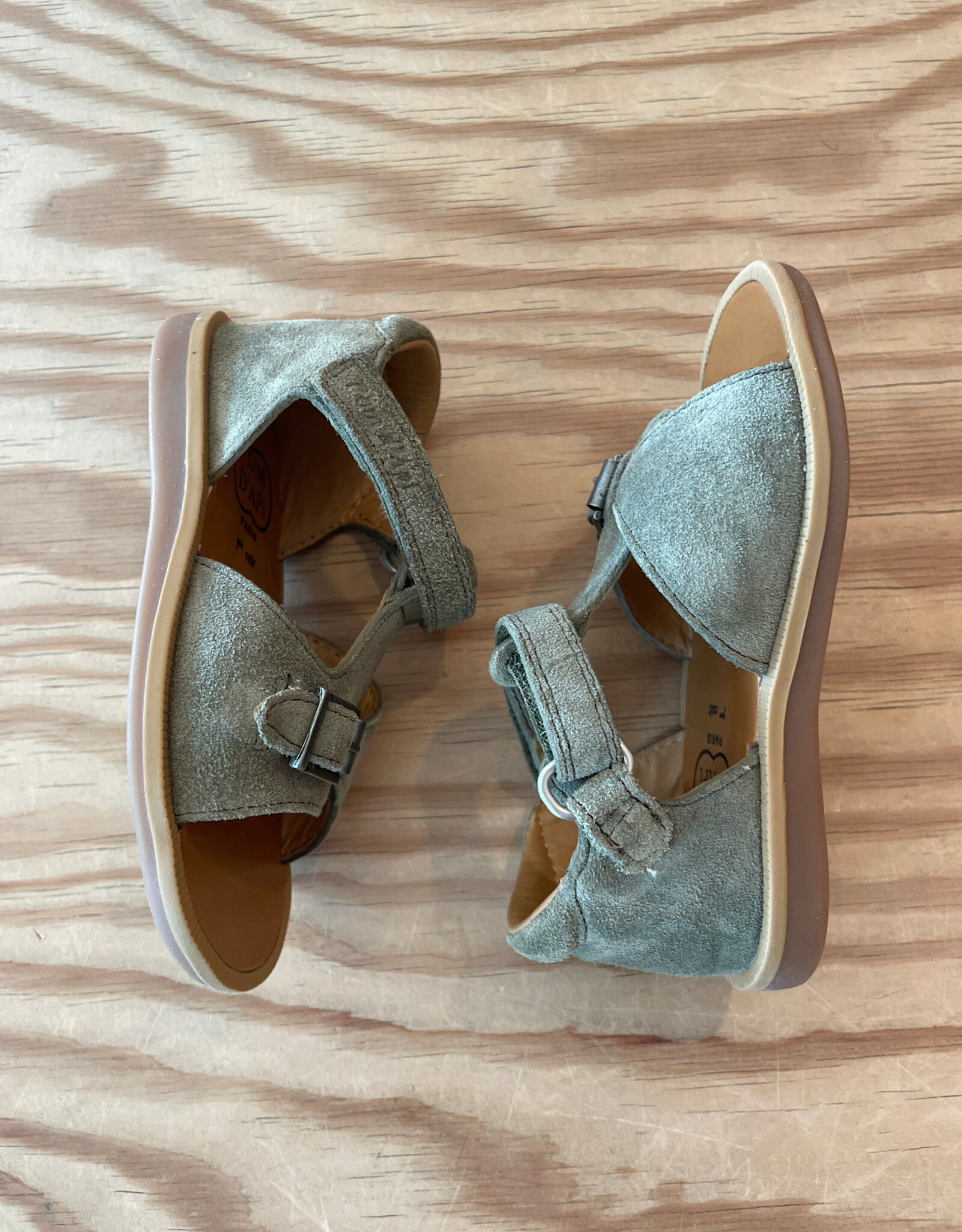 POM D'API POM D'API POPPY EASY VELOUR KAKI