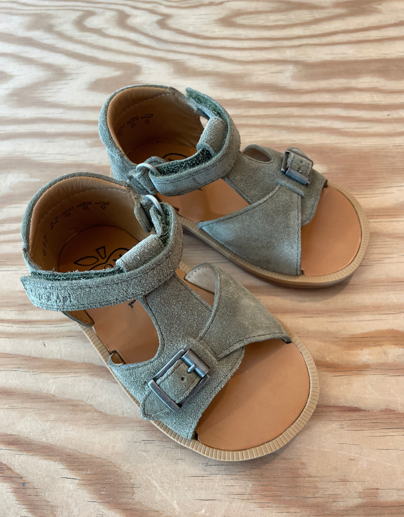 POM D'API POM D'API POPPY EASY VELOUR KAKI
