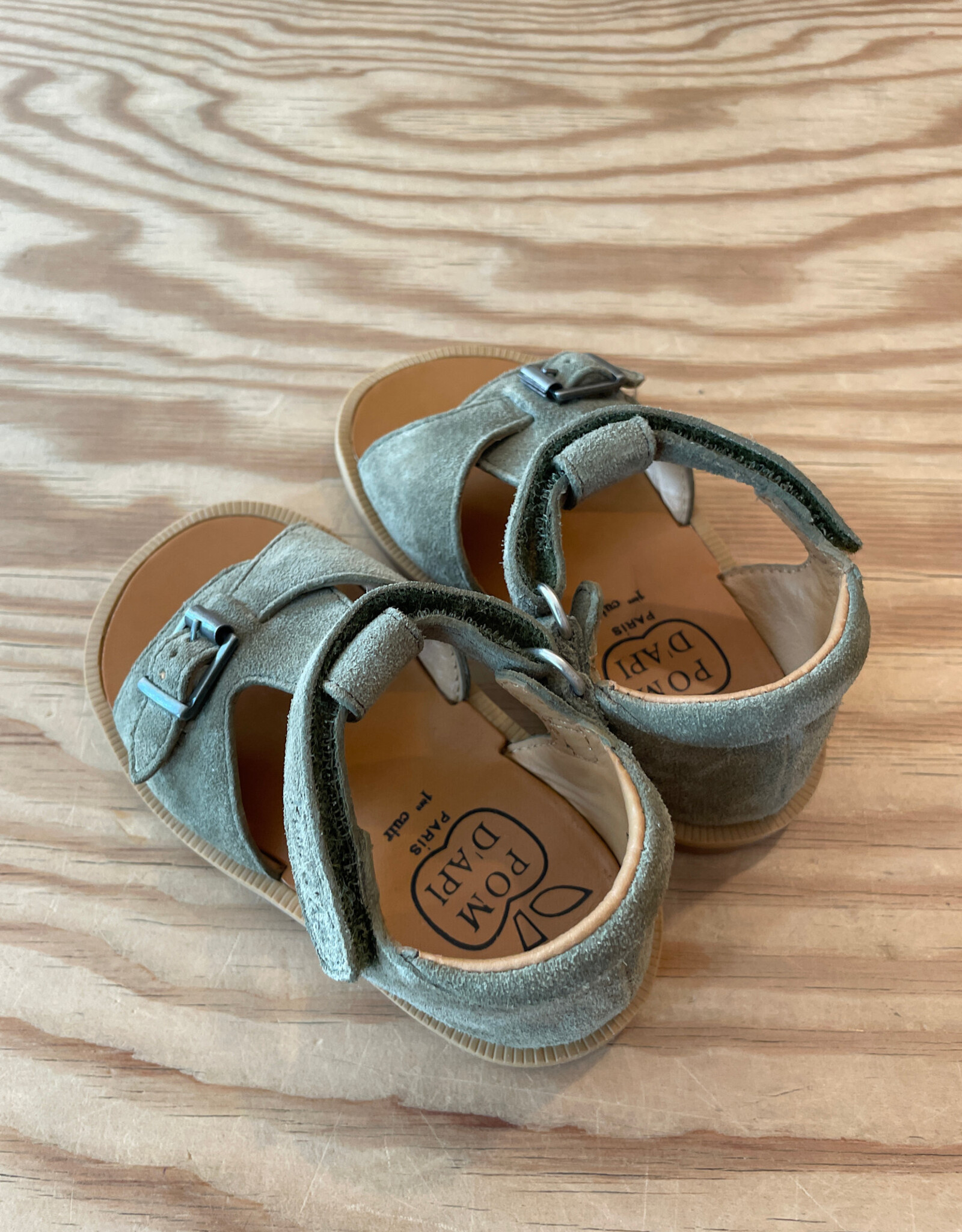 POM D'API POM D'API POPPY EASY VELOUR KAKI
