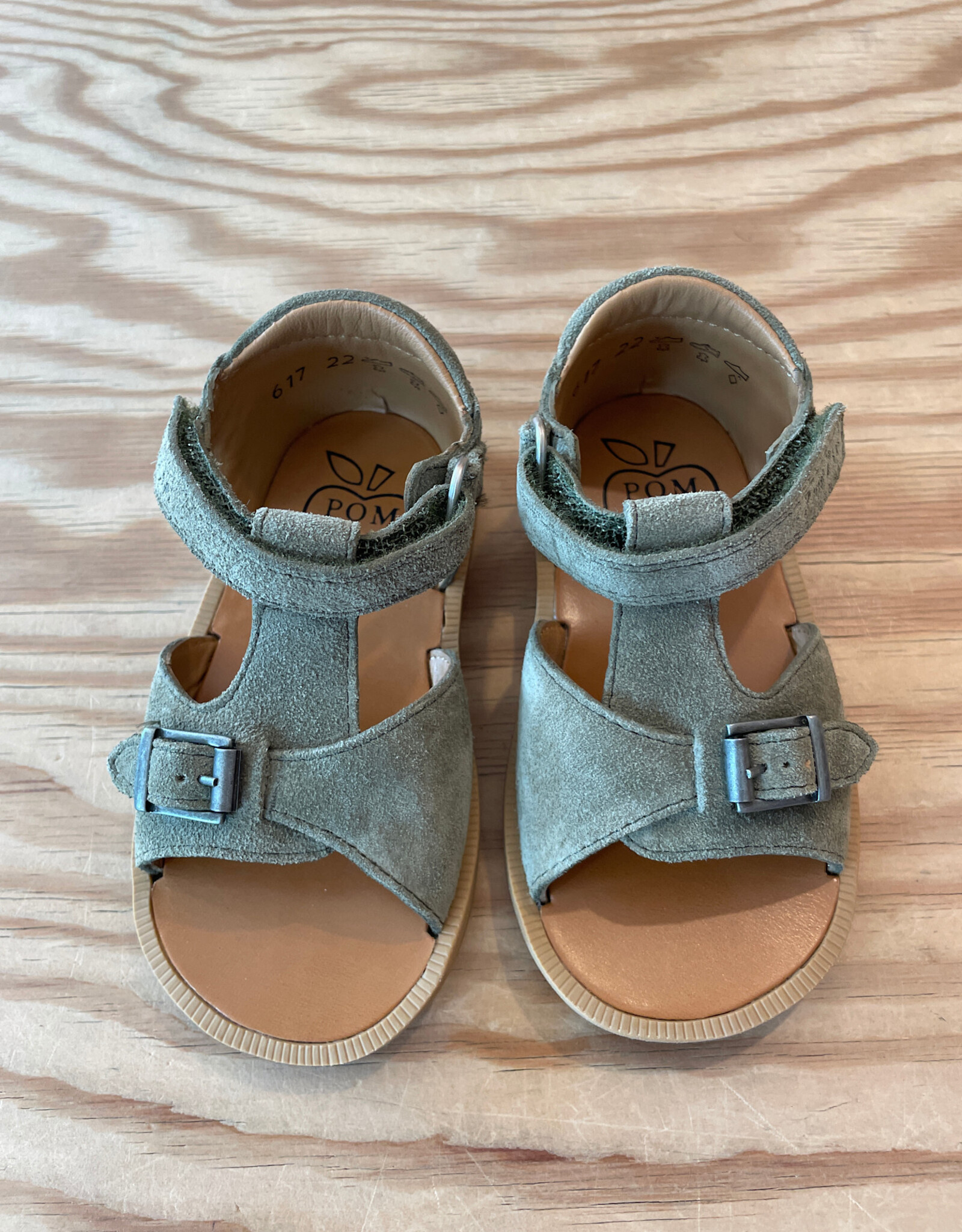 POM D'API POM D'API POPPY EASY VELOUR KAKI