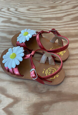 POM D'API POM D'API PLAGETTE BIG FLO VERNIS METAL RED POPPY