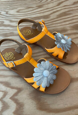 POM D'API POM D'API PLAGETTE BIG FLO WASH ORANGE SUN