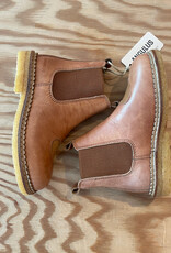 ANGULUS ANGULUS CHELSEA BOOTS HEART TAN GLITTER