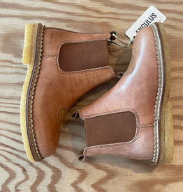 ANGULUS ANGULUS CHELSEA BOOTS HEART TAN GLITTER