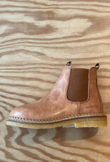 ANGULUS ANGULUS CHELSEA BOOTS HEART TAN GLITTER