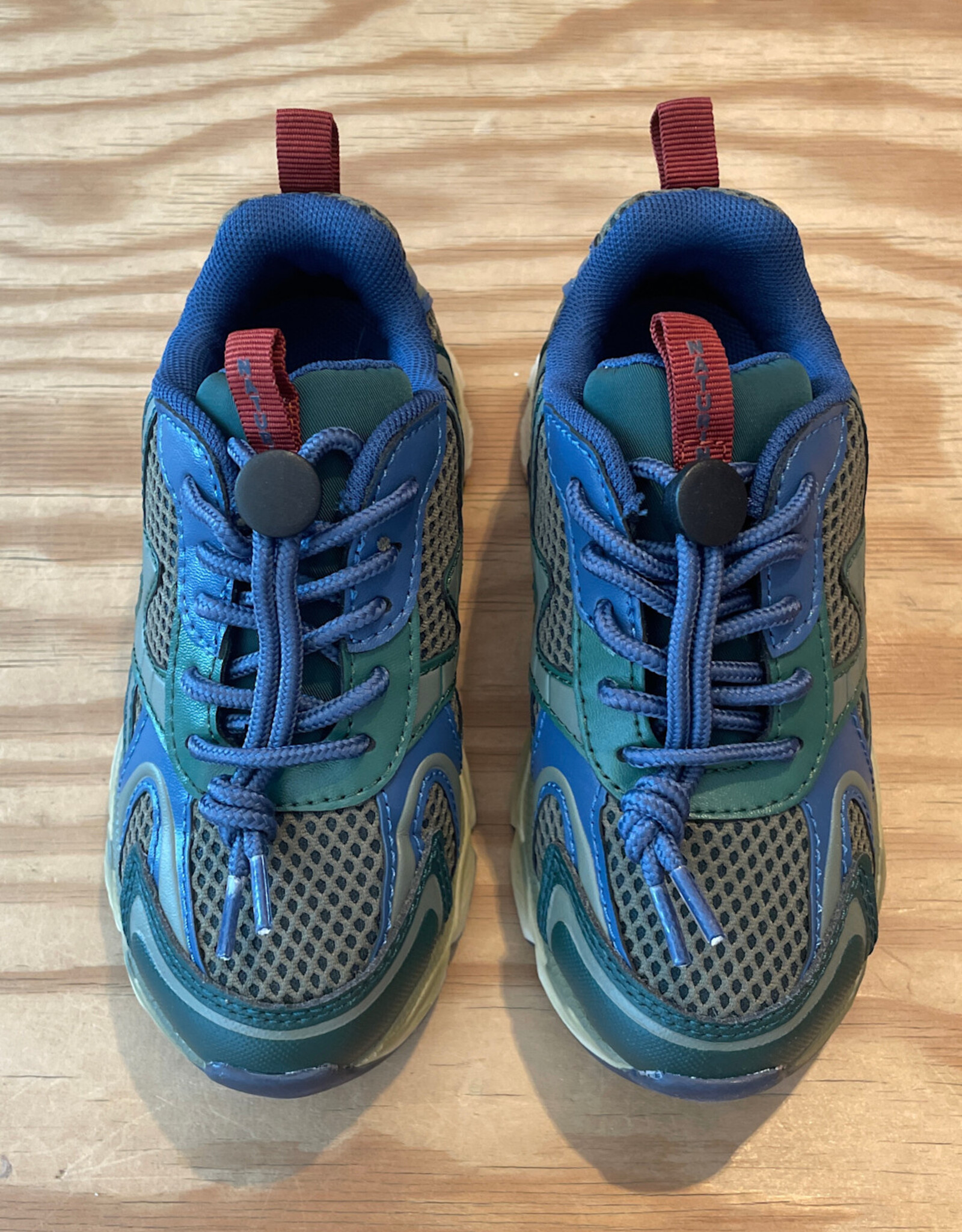 NATURINO NATURINO WAVE. GUM/NET SILVESTRE-OLIVE-AZURE