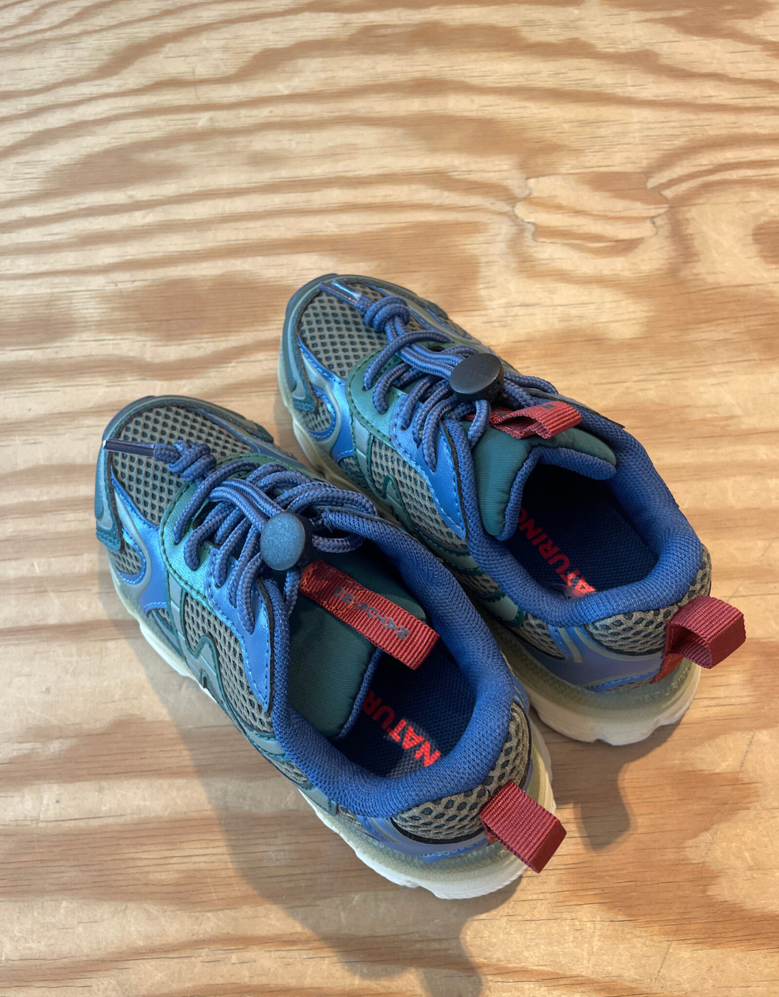NATURINO NATURINO WAVE. GUM/NET SILVESTRE-OLIVE-AZURE