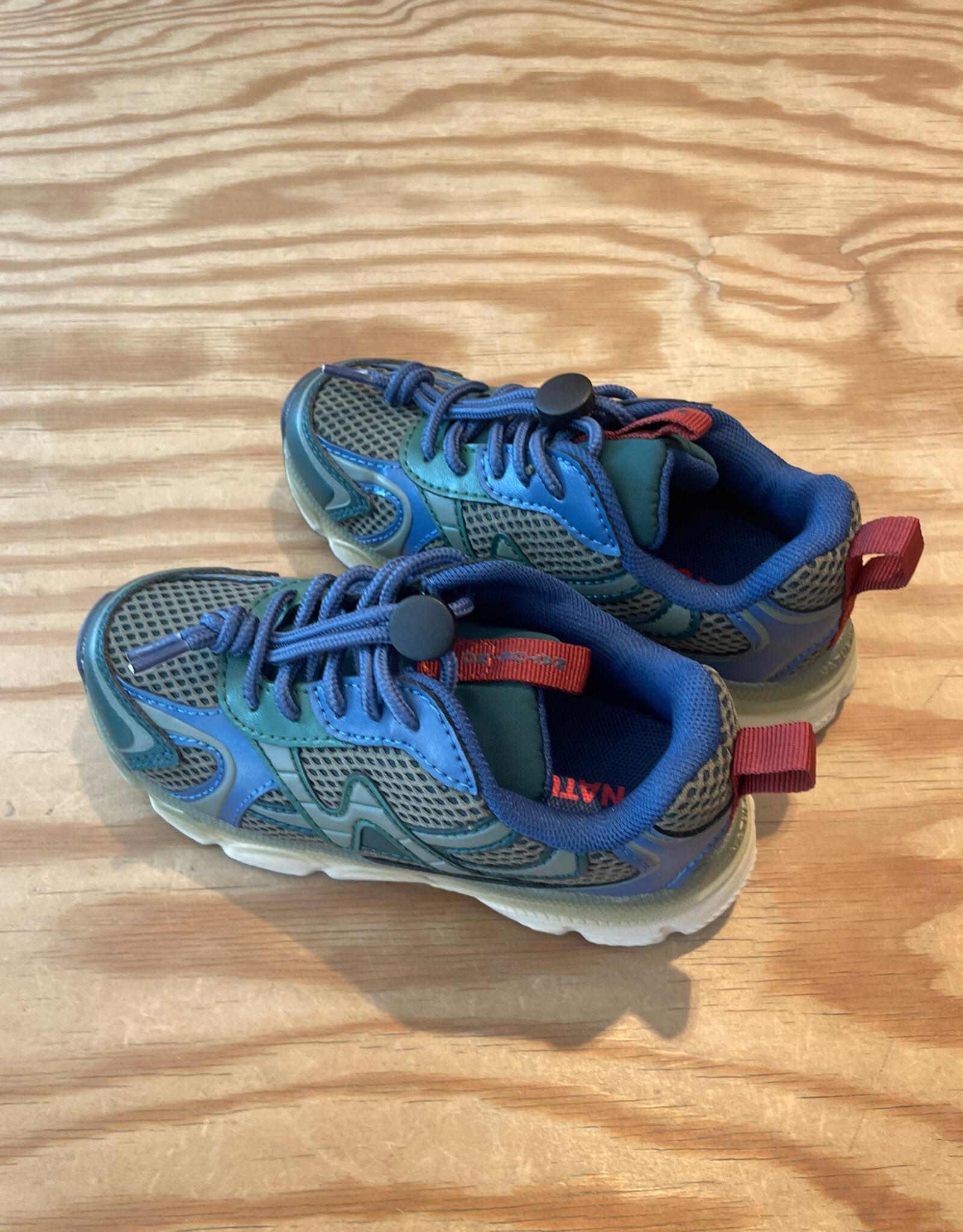 NATURINO NATURINO WAVE. GUM/NET SILVESTRE-OLIVE-AZURE
