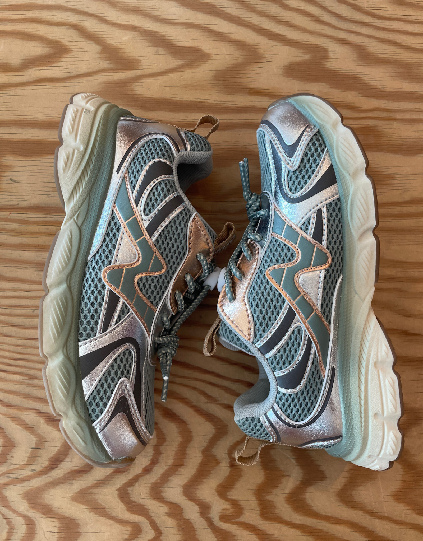 NATURINO NATURINO WAVE. METALLIC SILVER-ANTHRACITE-SAGE