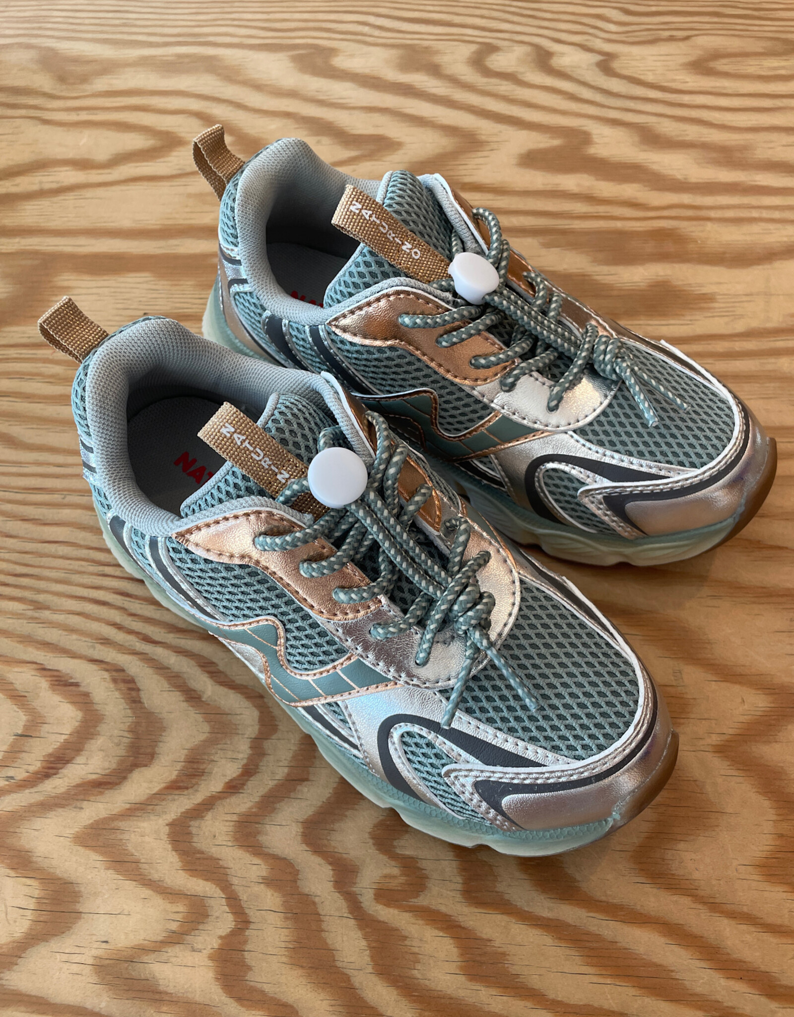 NATURINO NATURINO WAVE. METALLIC SILVER-ANTHRACITE-SAGE