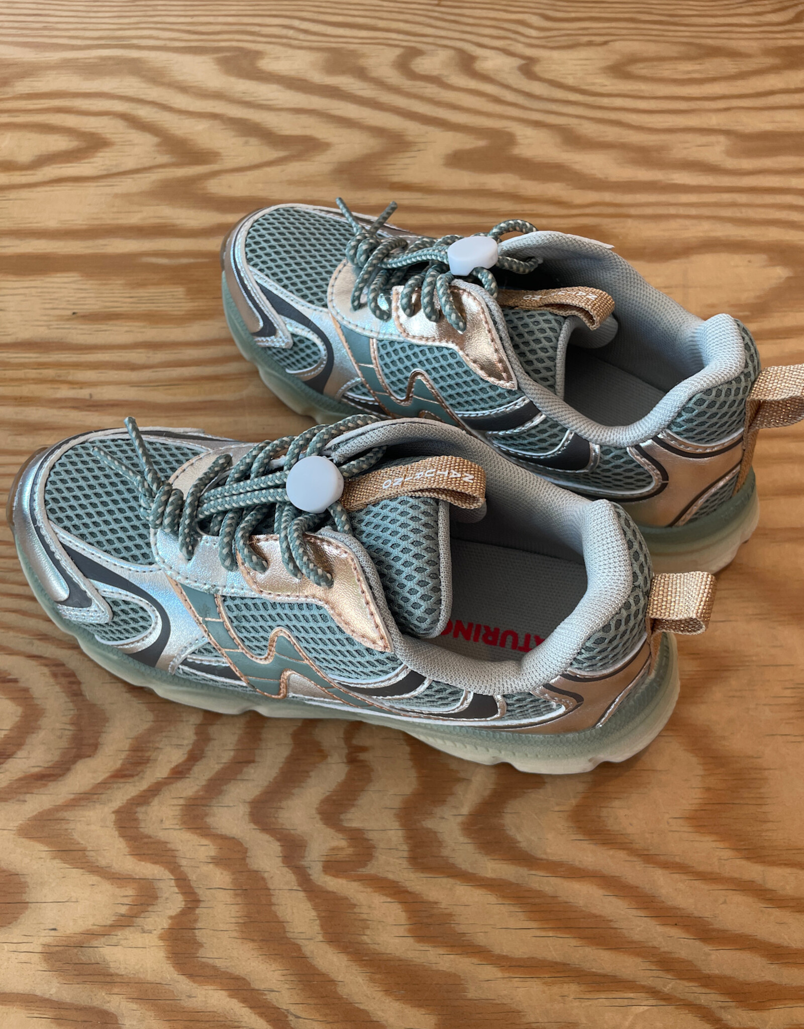 NATURINO NATURINO WAVE. METALLIC SILVER-ANTHRACITE-SAGE