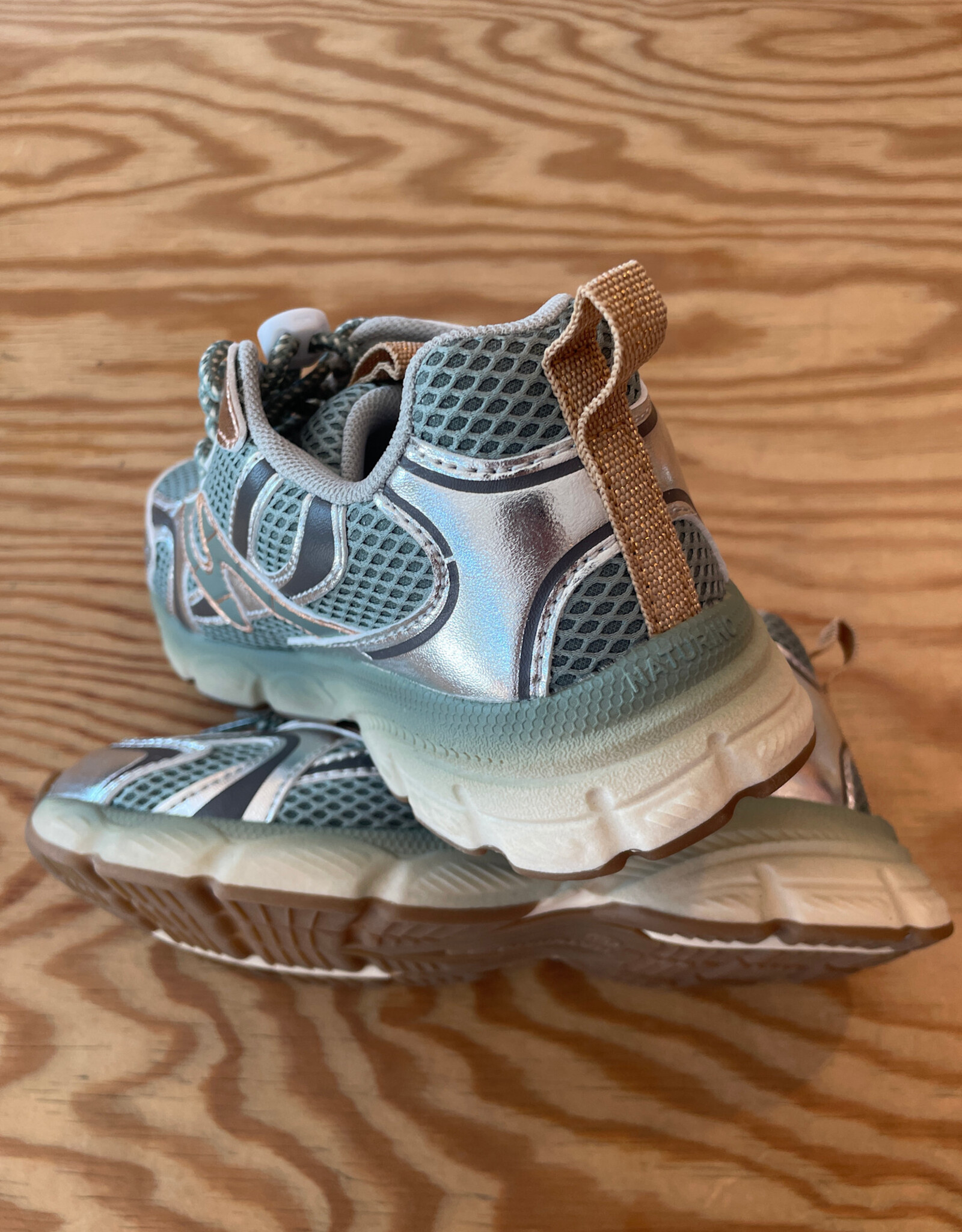 NATURINO NATURINO WAVE. METALLIC SILVER-ANTHRACITE-SAGE