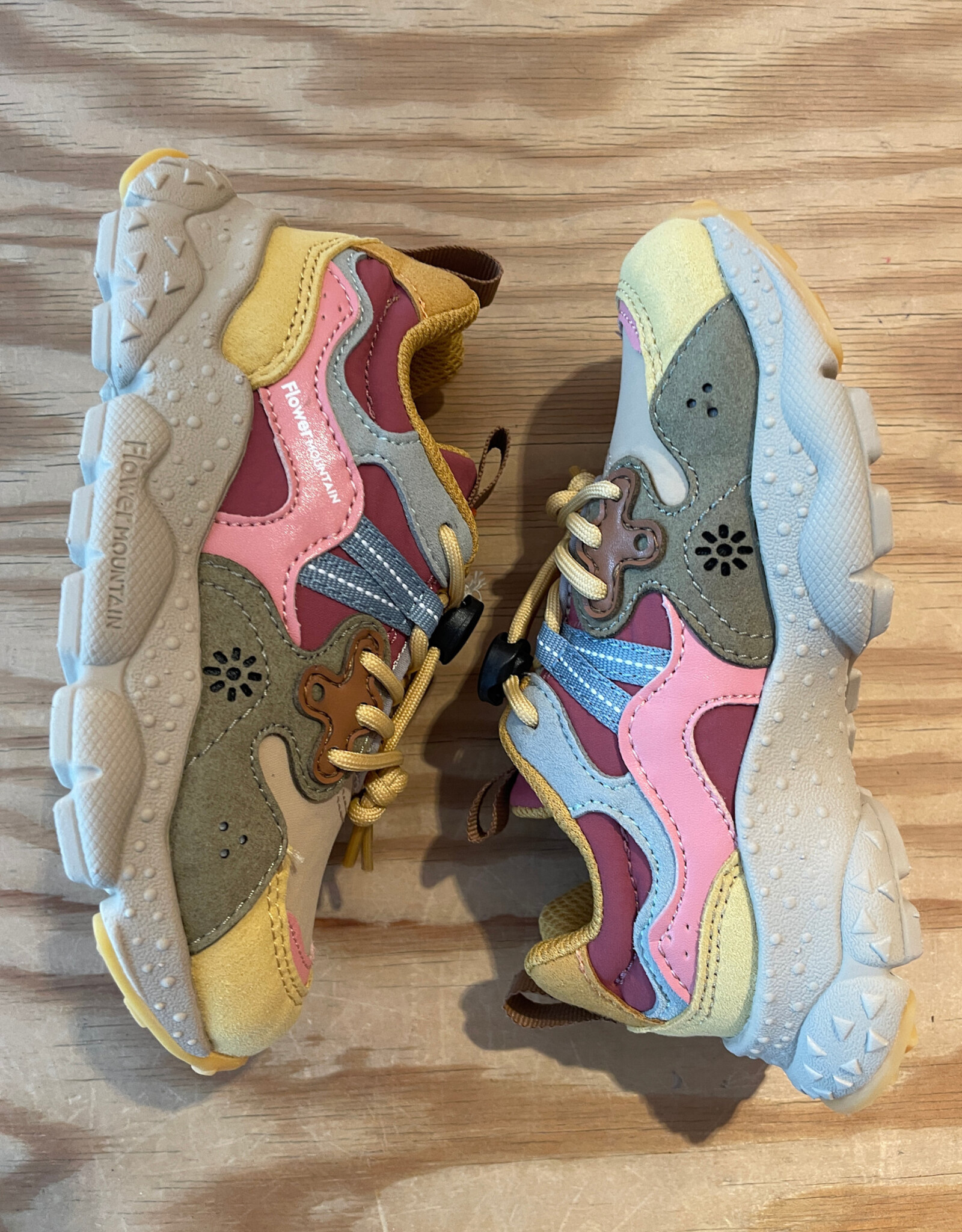 FLOWER MOUNTAIN FLOWER MOUNTAIN YAMANO 3 JUNIOR E CALF/NYLON MINT/MILTARE/MUD