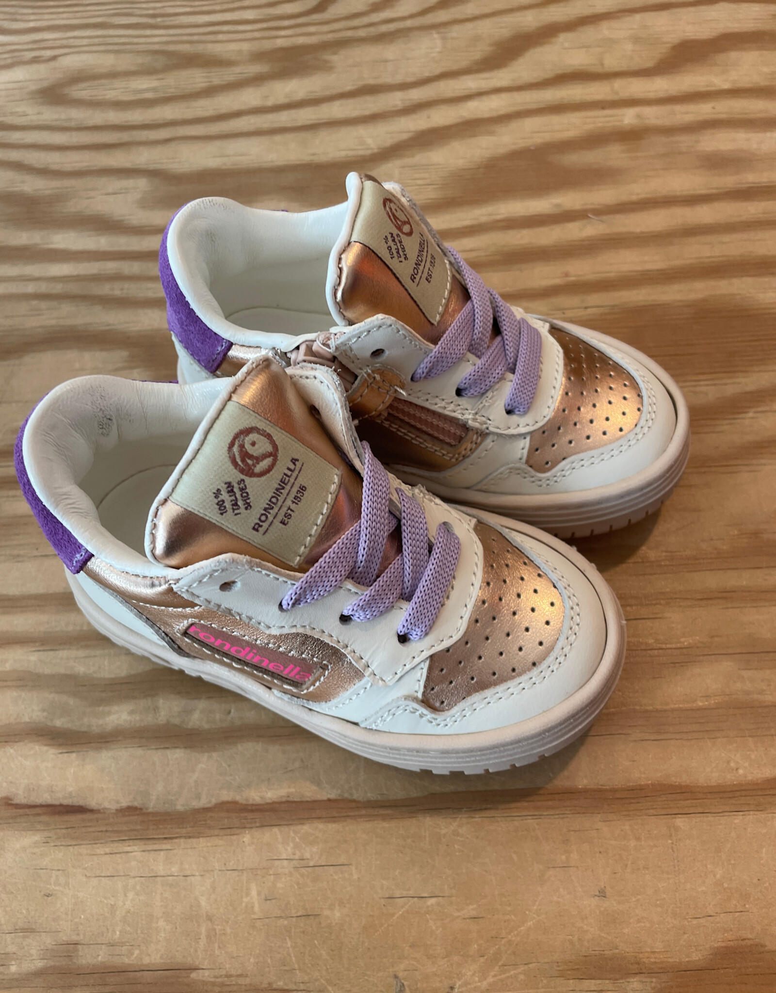 RONDINELLA RONDINELLA lederen sneakers PANNA