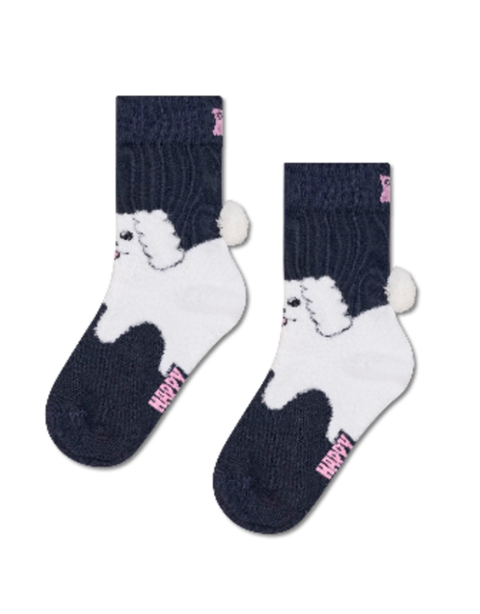 HAPPY SOCKS HAPPY SOCKS P003245 NAVY Kids Fluffy Dog Sock