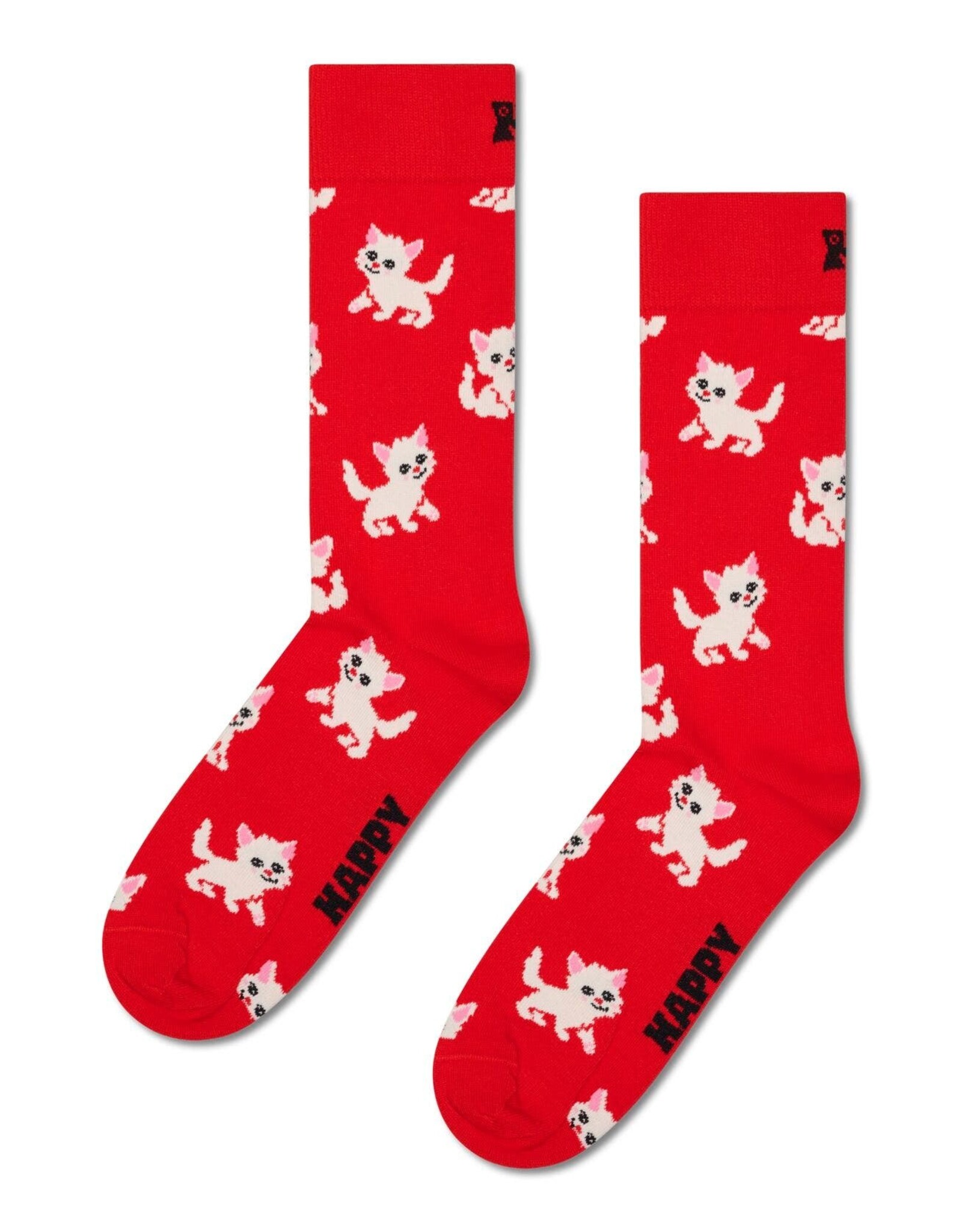 HAPPY SOCKS HAPPY SOCKS P003186 KITTEN SOCKS RED