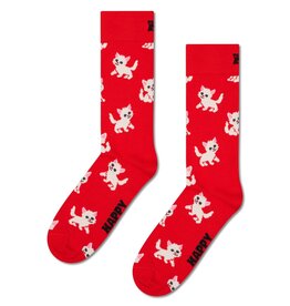 HAPPY SOCKS HAPPY SOCKS P003186 KITTEN SOCKS RED