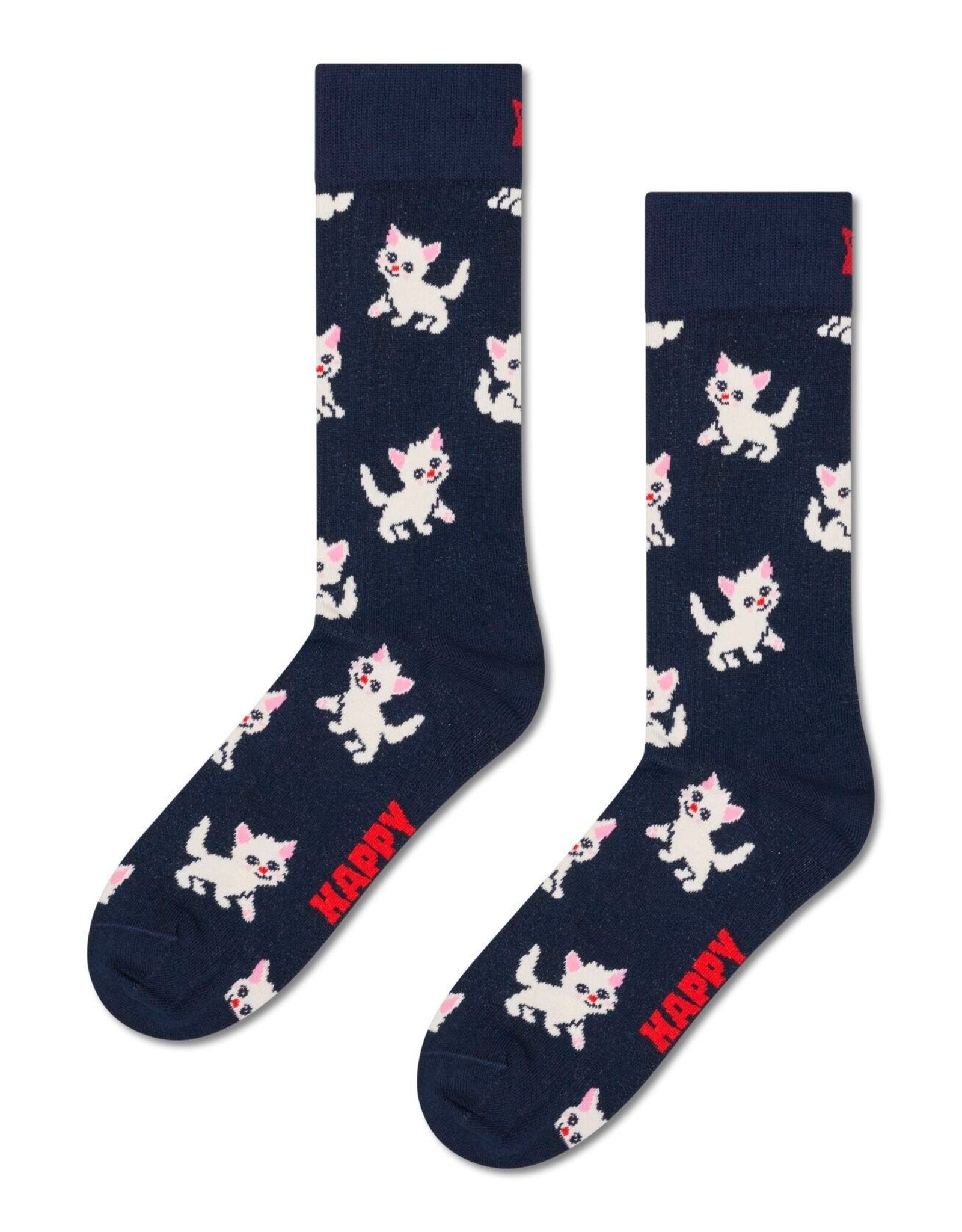 HAPPY SOCKS HAPPY SOCKS P003187 KITTEN SOCKS NAVY
