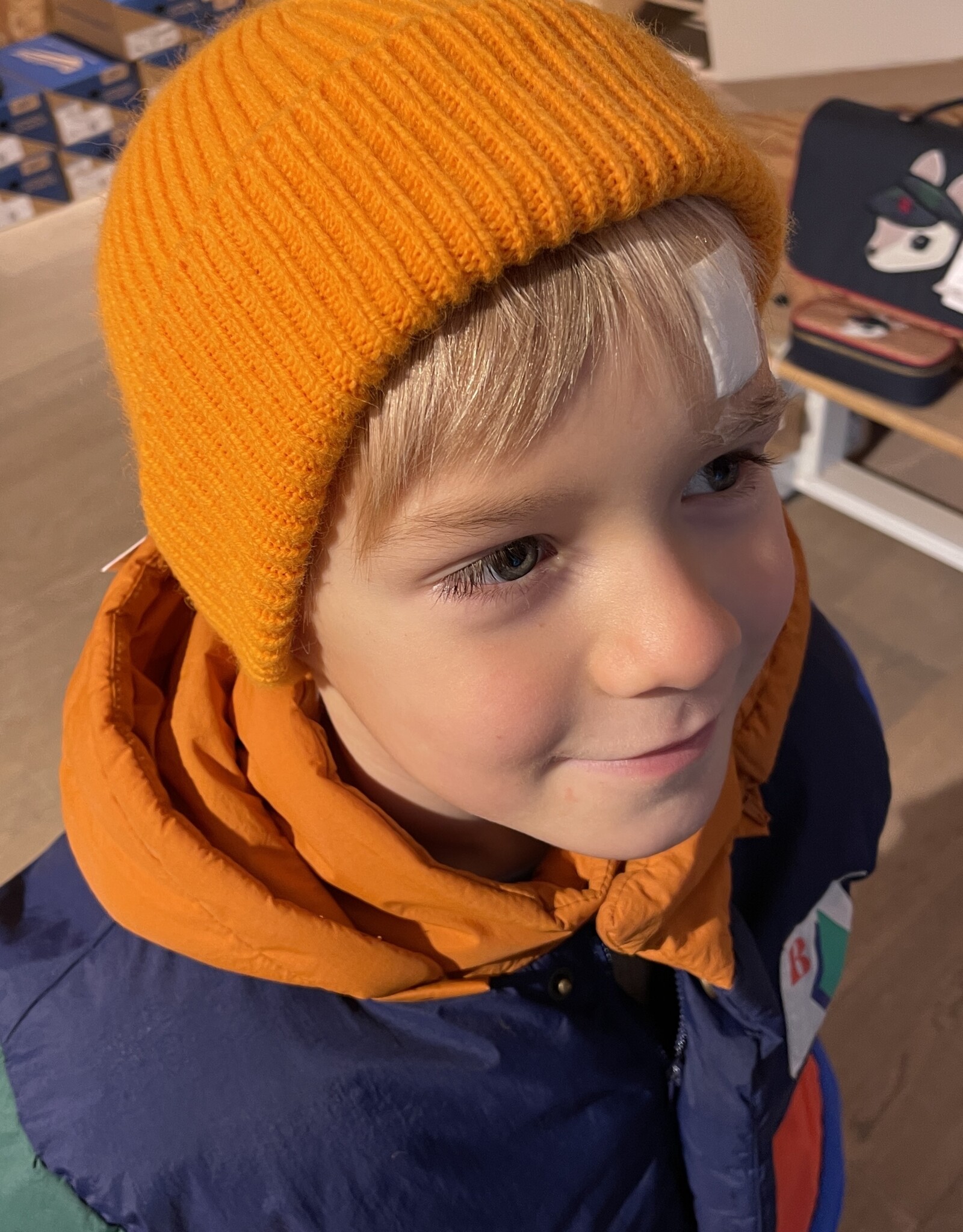 LE BONNET AMSTERDAM LE BONNET AMSTERDAM Beanie Orange peel