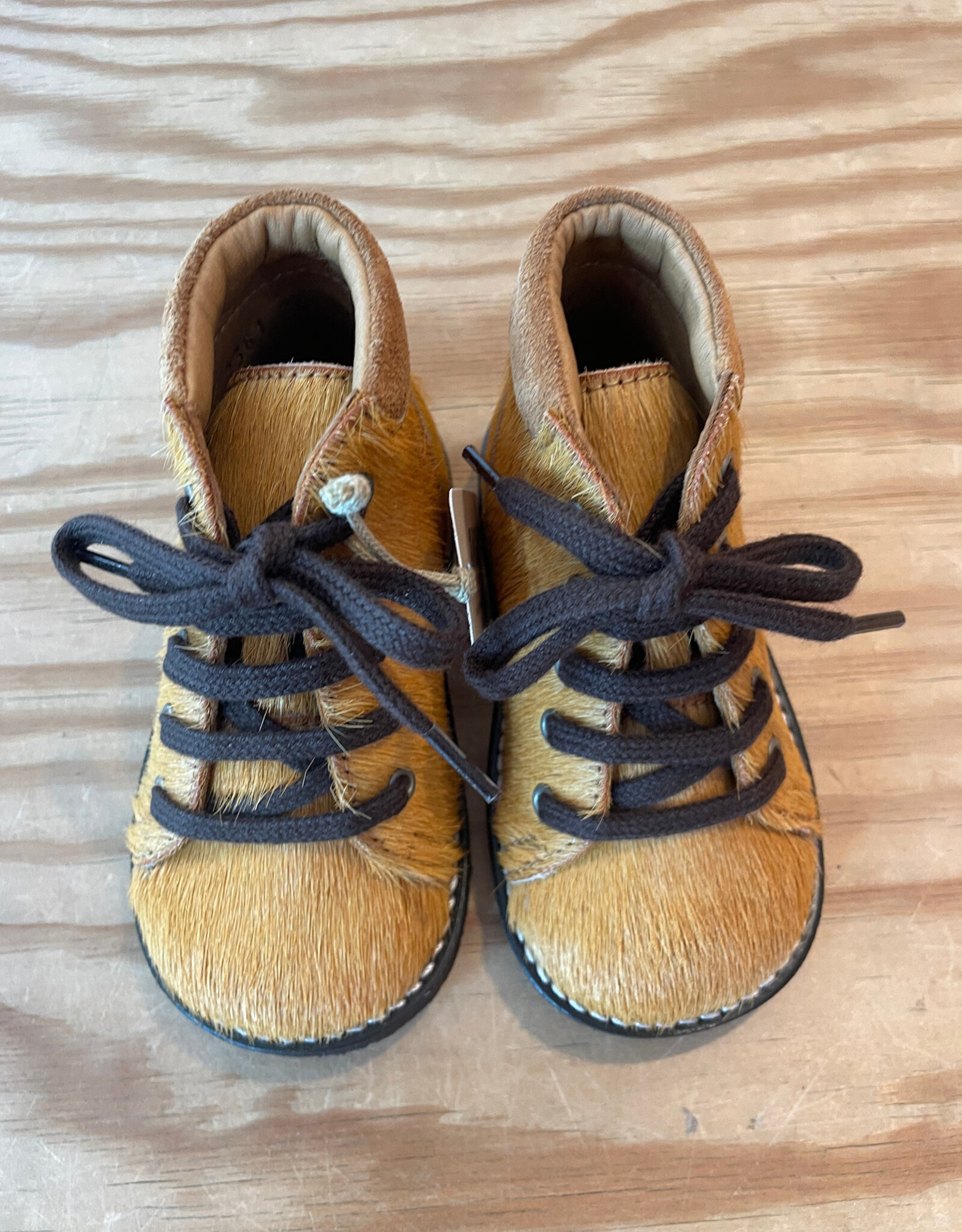 ANGULUS ANGULUS CLASSIC LACE UP 4211 OCHER PONY