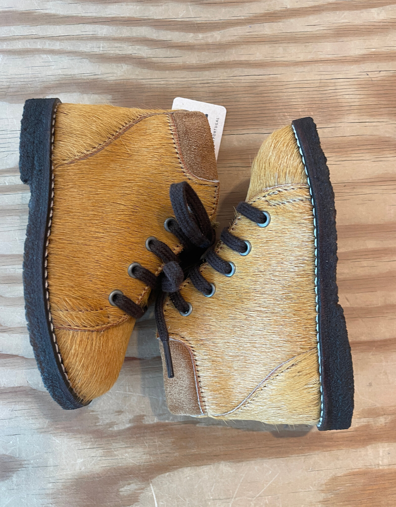 ANGULUS ANGULUS CLASSIC LACE UP 4211 OCHER PONY