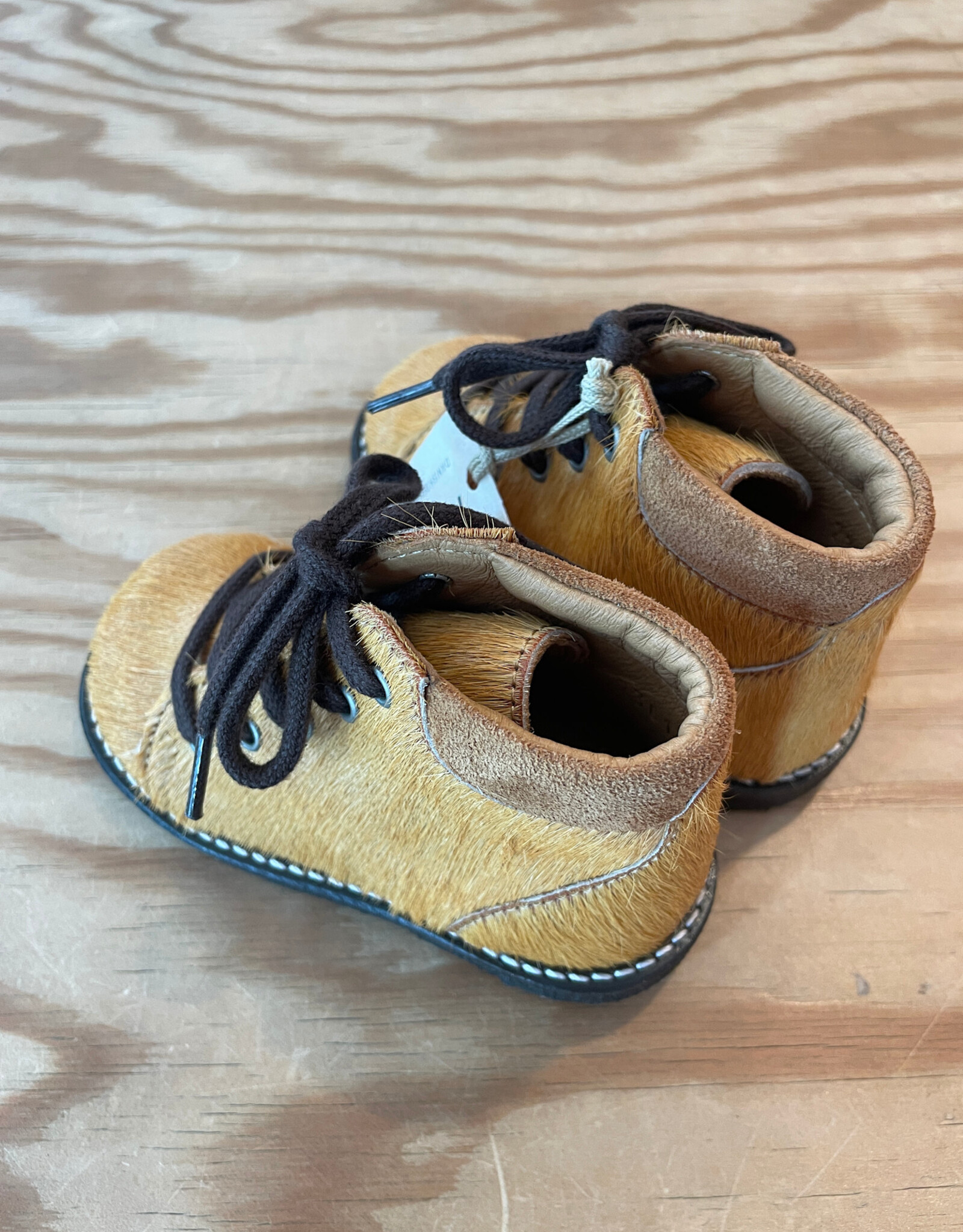 ANGULUS ANGULUS CLASSIC LACE UP 4211 OCHER PONY