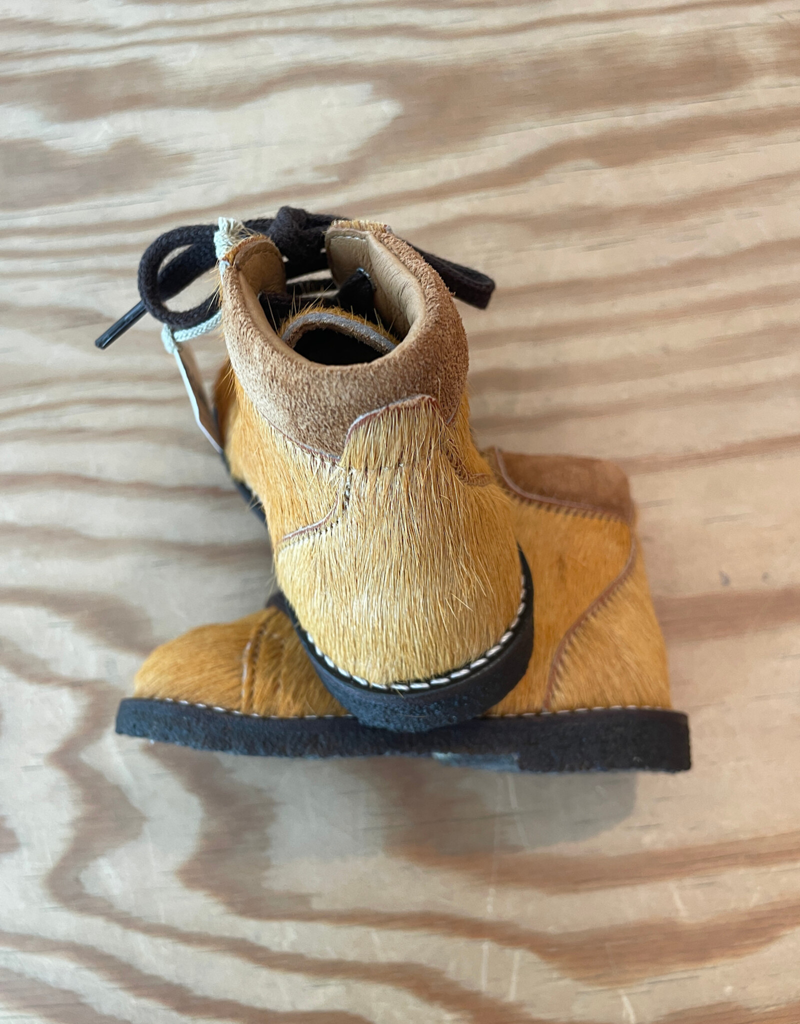 ANGULUS ANGULUS CLASSIC LACE UP 4211 OCHER PONY