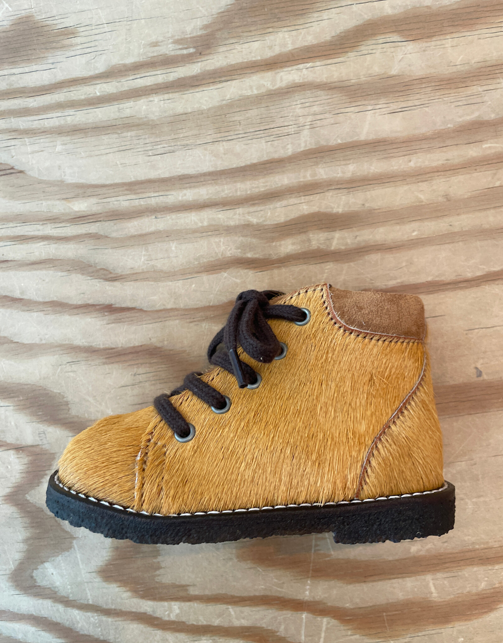 ANGULUS ANGULUS CLASSIC LACE UP 4211 OCHER PONY