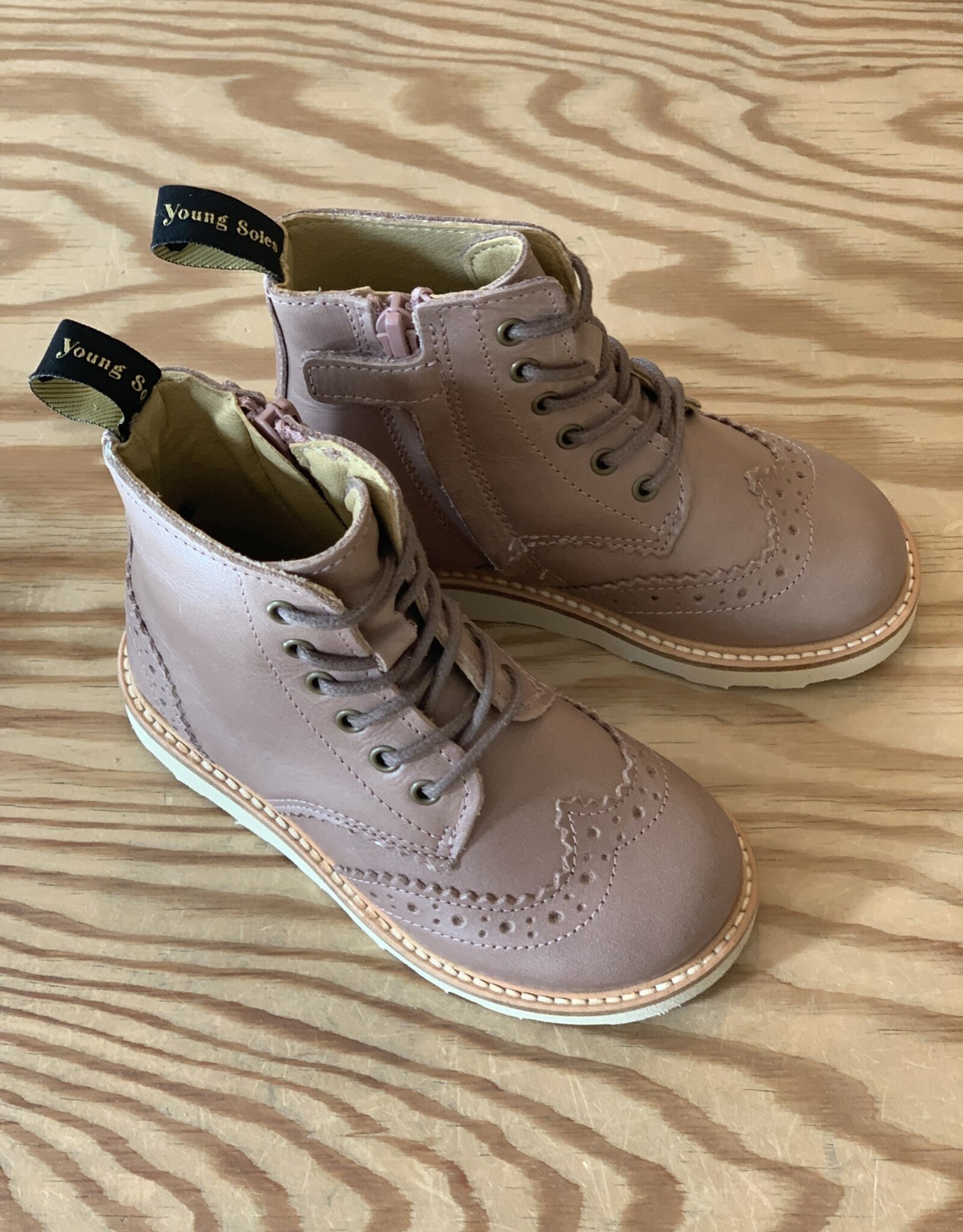 YOUNG SOLES YOUNG SOLES SIDNEY BROGUES ROSE