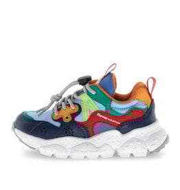 FLOWER MOUNTAIN FLOWER MOUNTAIN YAMANO 3 JUNIOR NAVY-CELESTE-RED