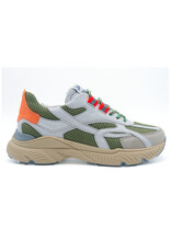 ROMAGNOLI ROMAGNOLI lederen runner MESH VERDE AMAZONIA