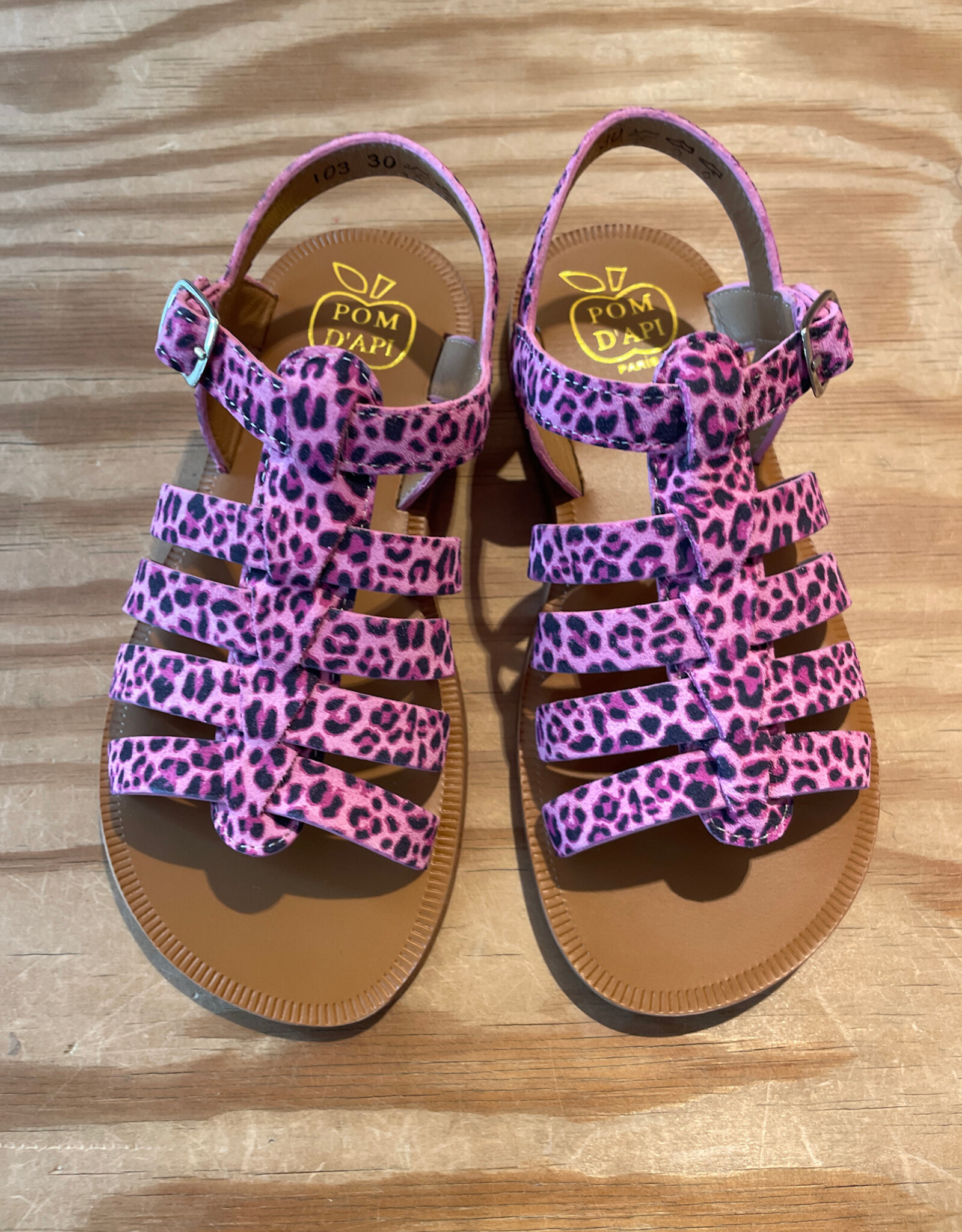 POM D'API POM D'API PLAGETTE STRAP MINI LEO FUSHIA