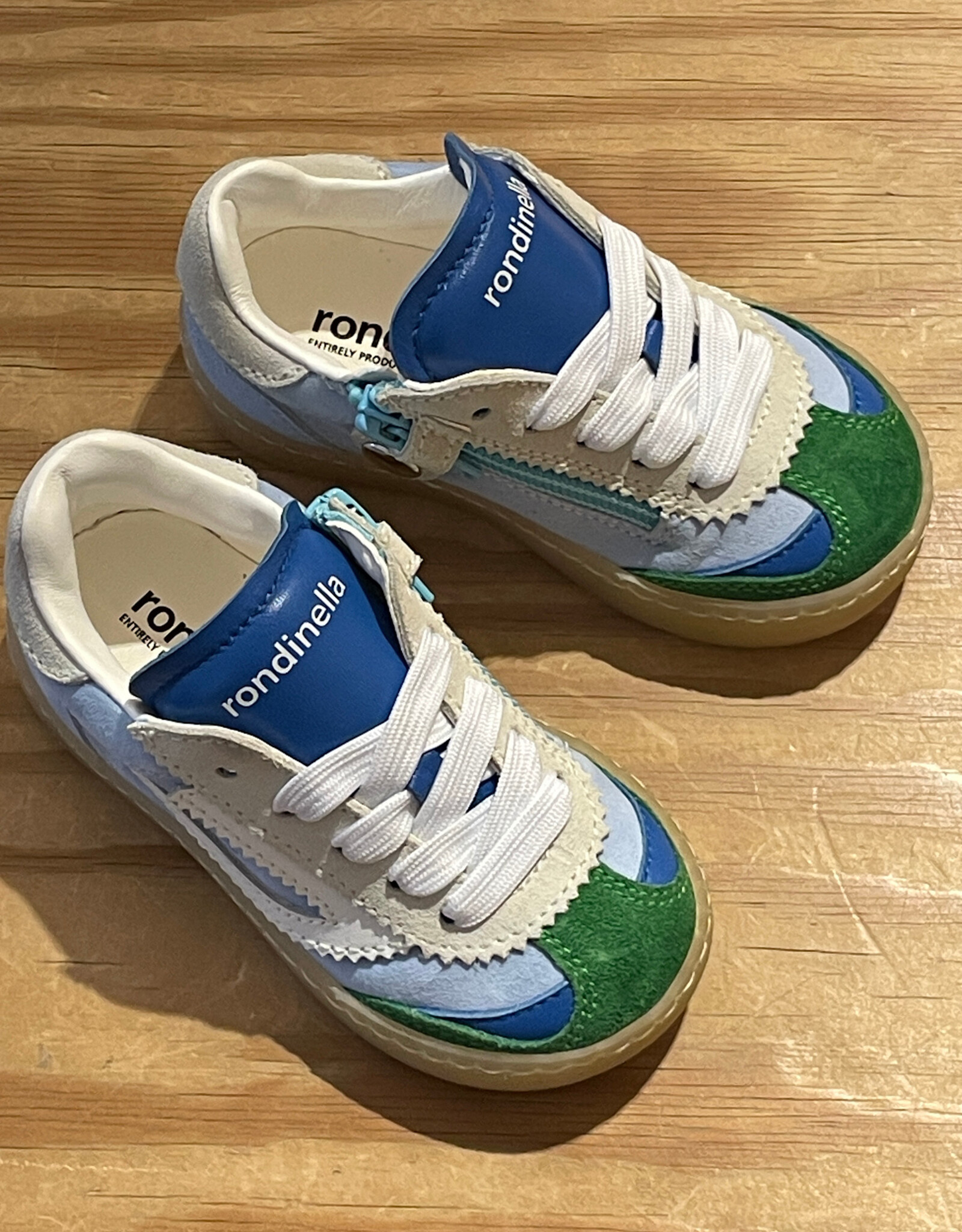 RONDINELLA RONDINELLA suede sneakers LIGHT BLUE