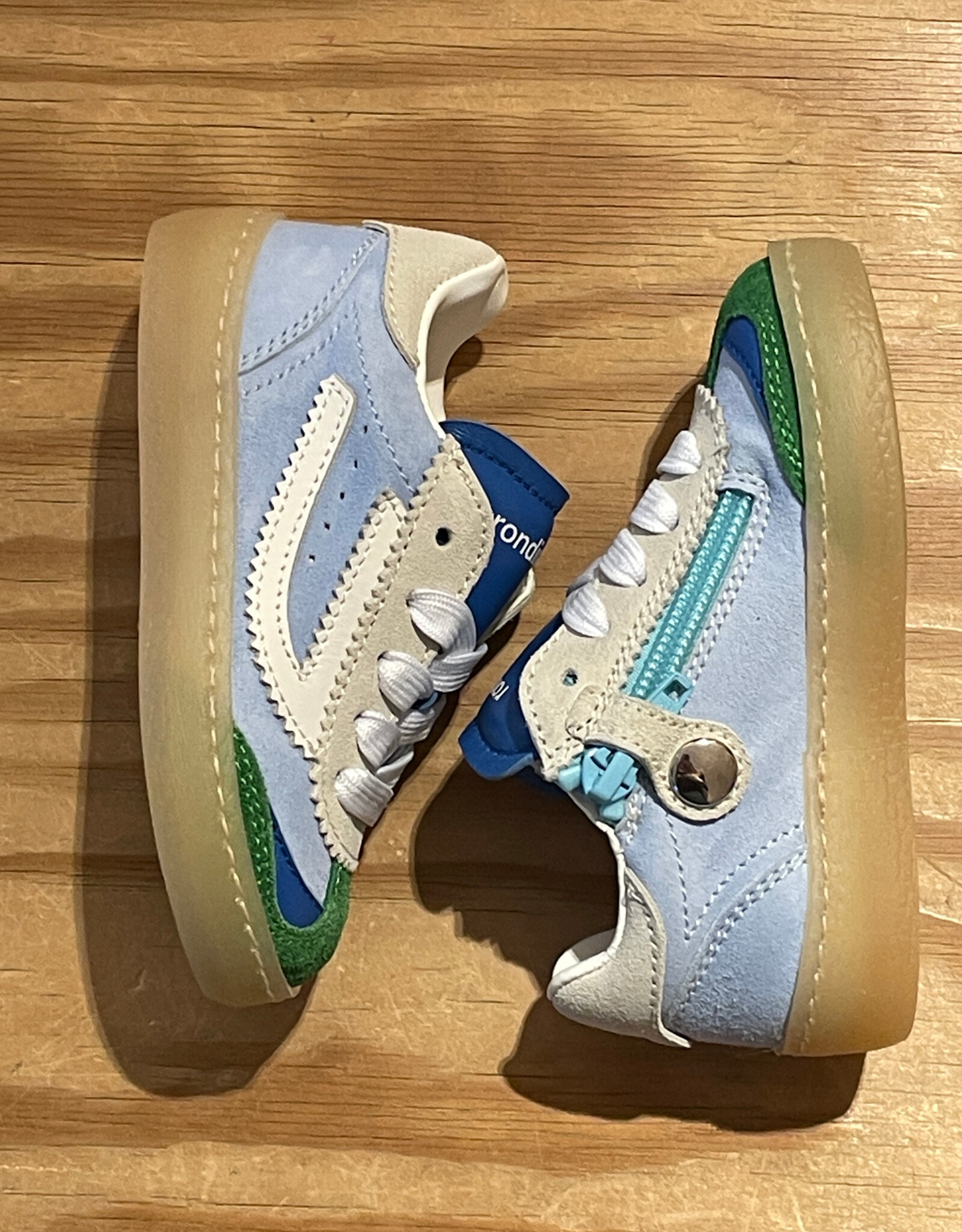 RONDINELLA RONDINELLA suede sneakers LIGHT BLUE