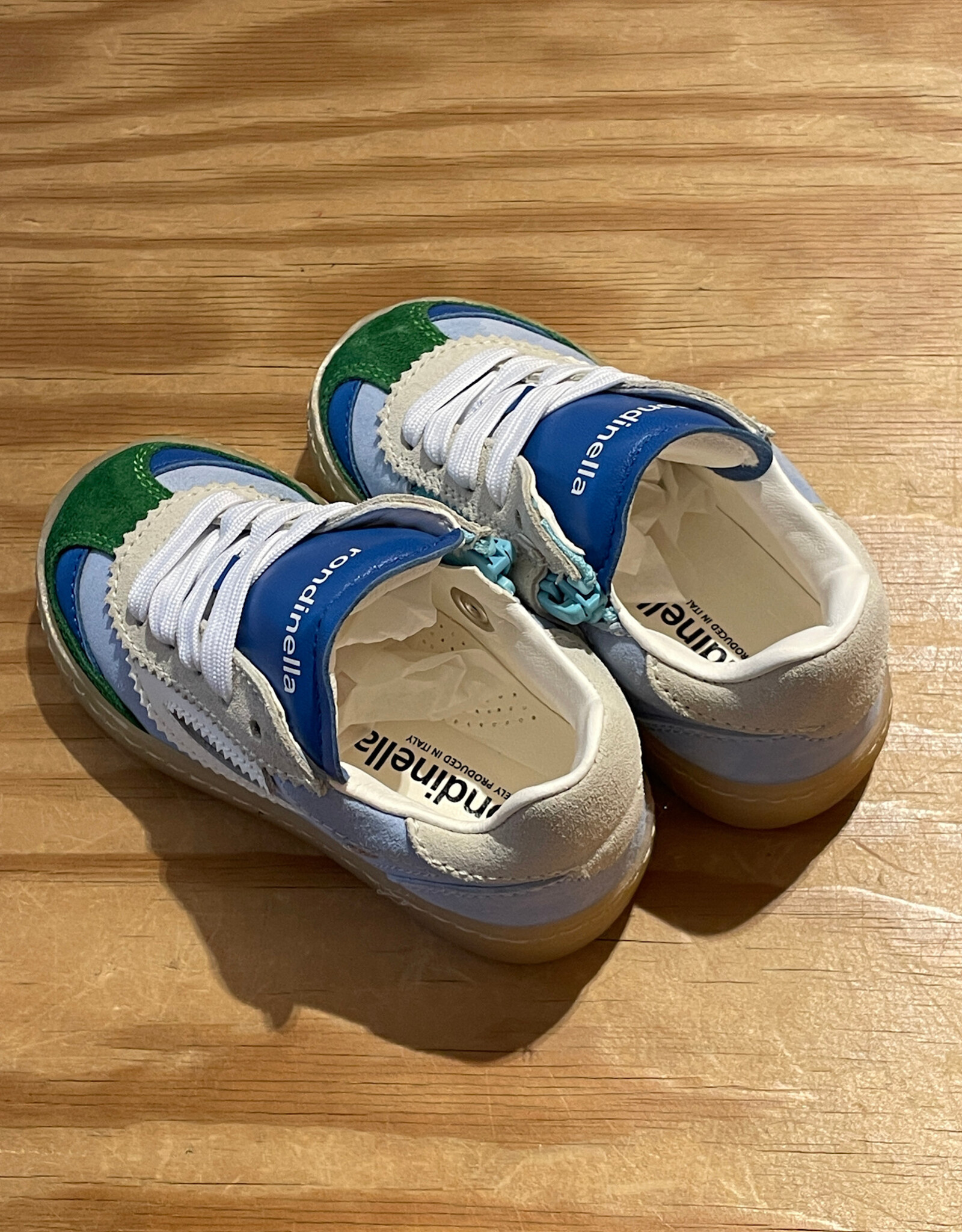 RONDINELLA RONDINELLA suede sneakers LIGHT BLUE