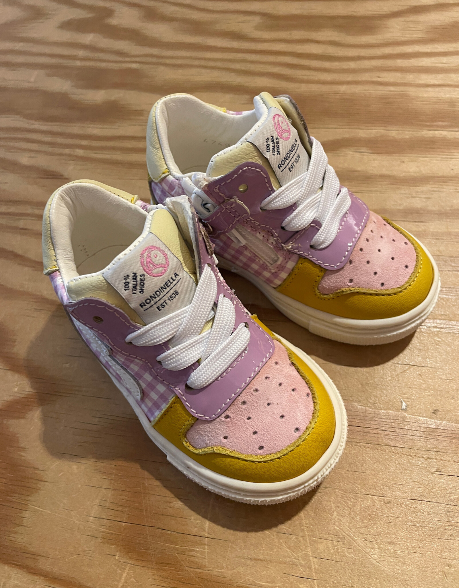 RONDINELLA RONDINELLA 4749-2 VICHY PINK/YELLOW