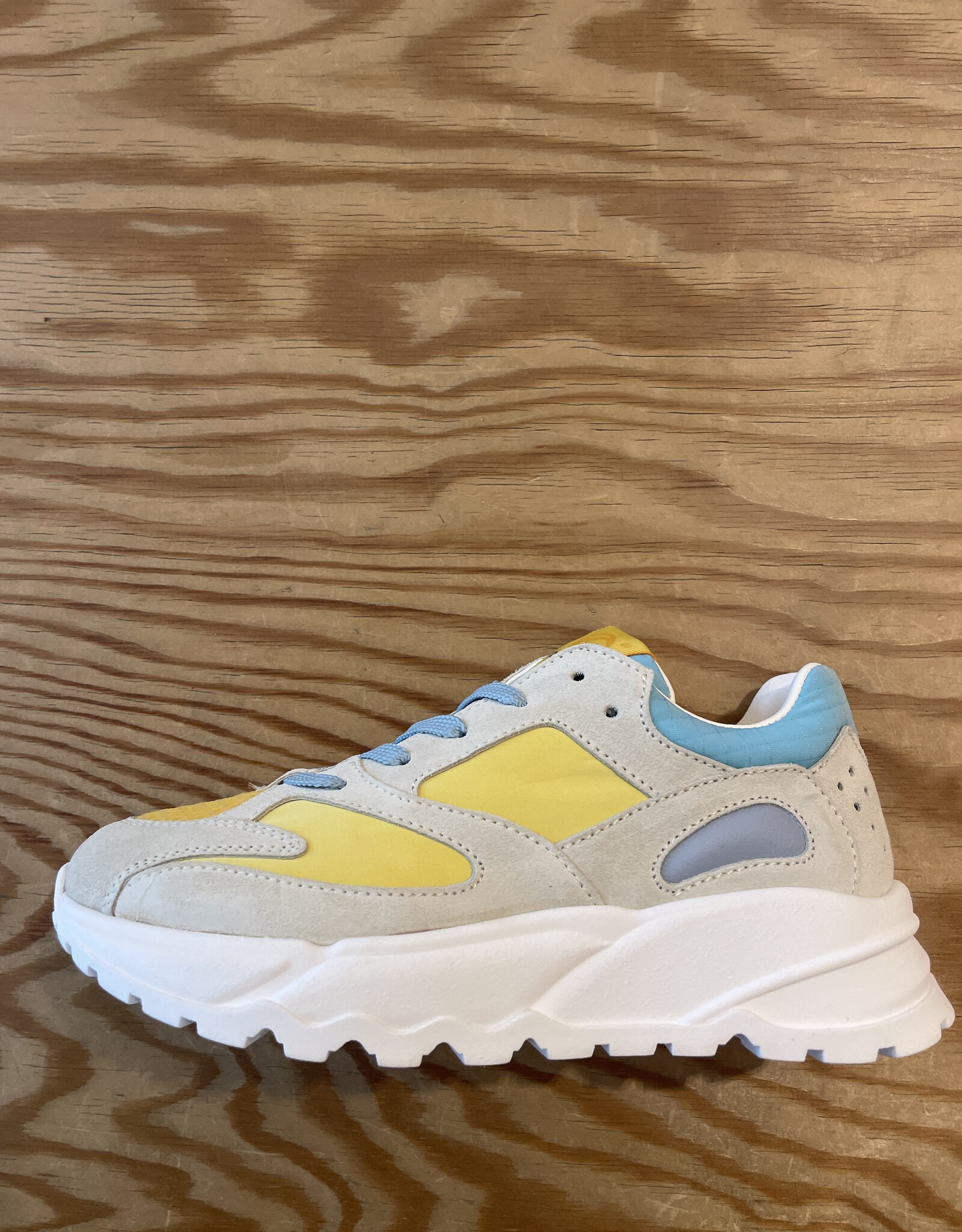 RONDINELLA RONDINELLA lederen runners met veters