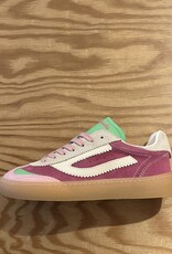 RONDINELLA RONDINELLA lederen sneakers PINK/GREEN