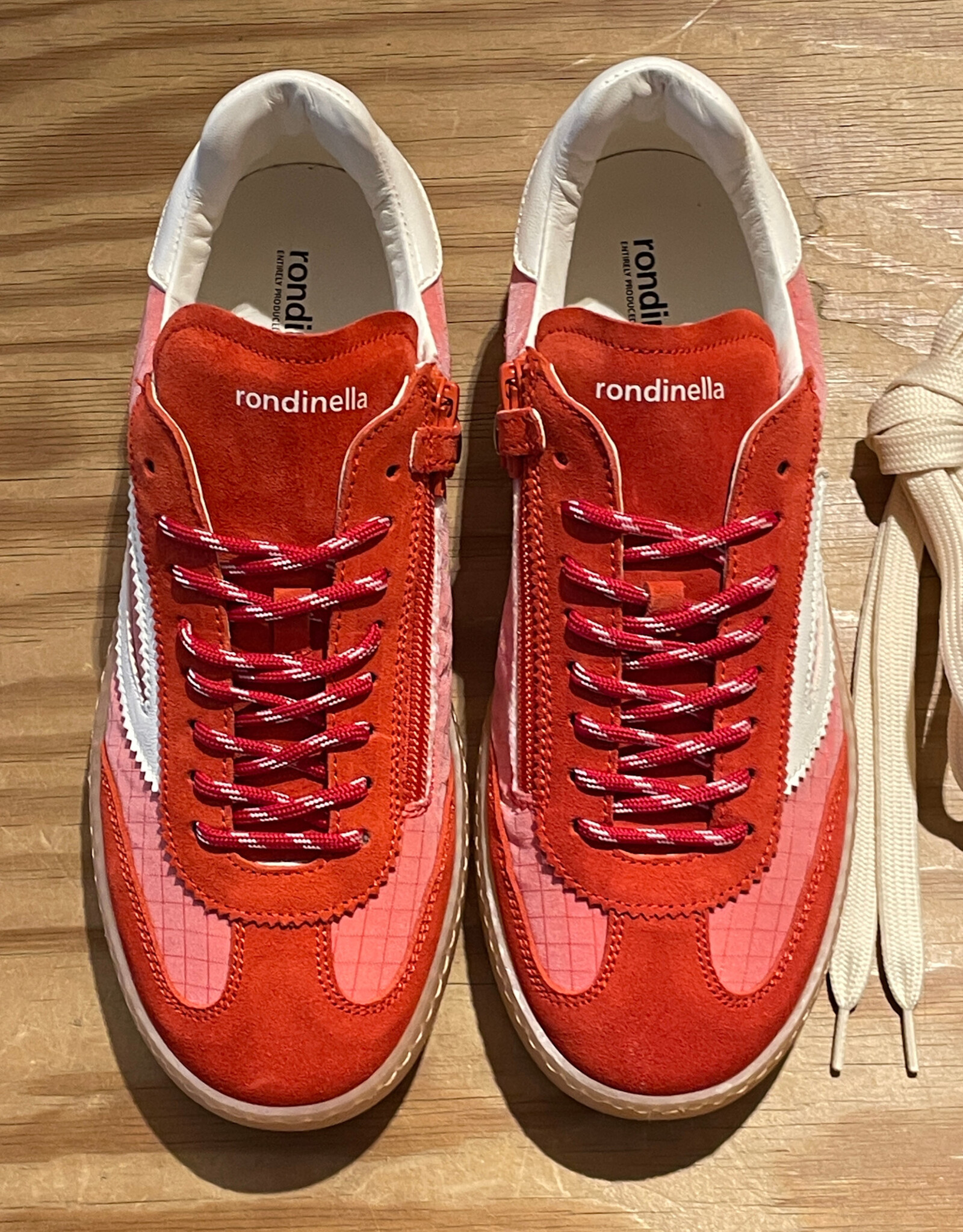 RONDINELLA RONDINELLA lederen sneakers RED