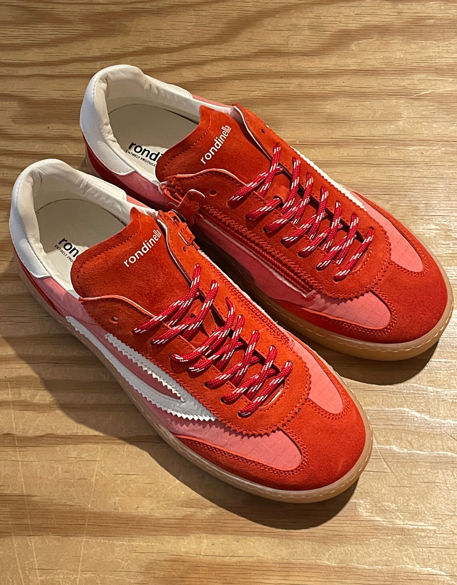 RONDINELLA RONDINELLA lederen sneakers RED