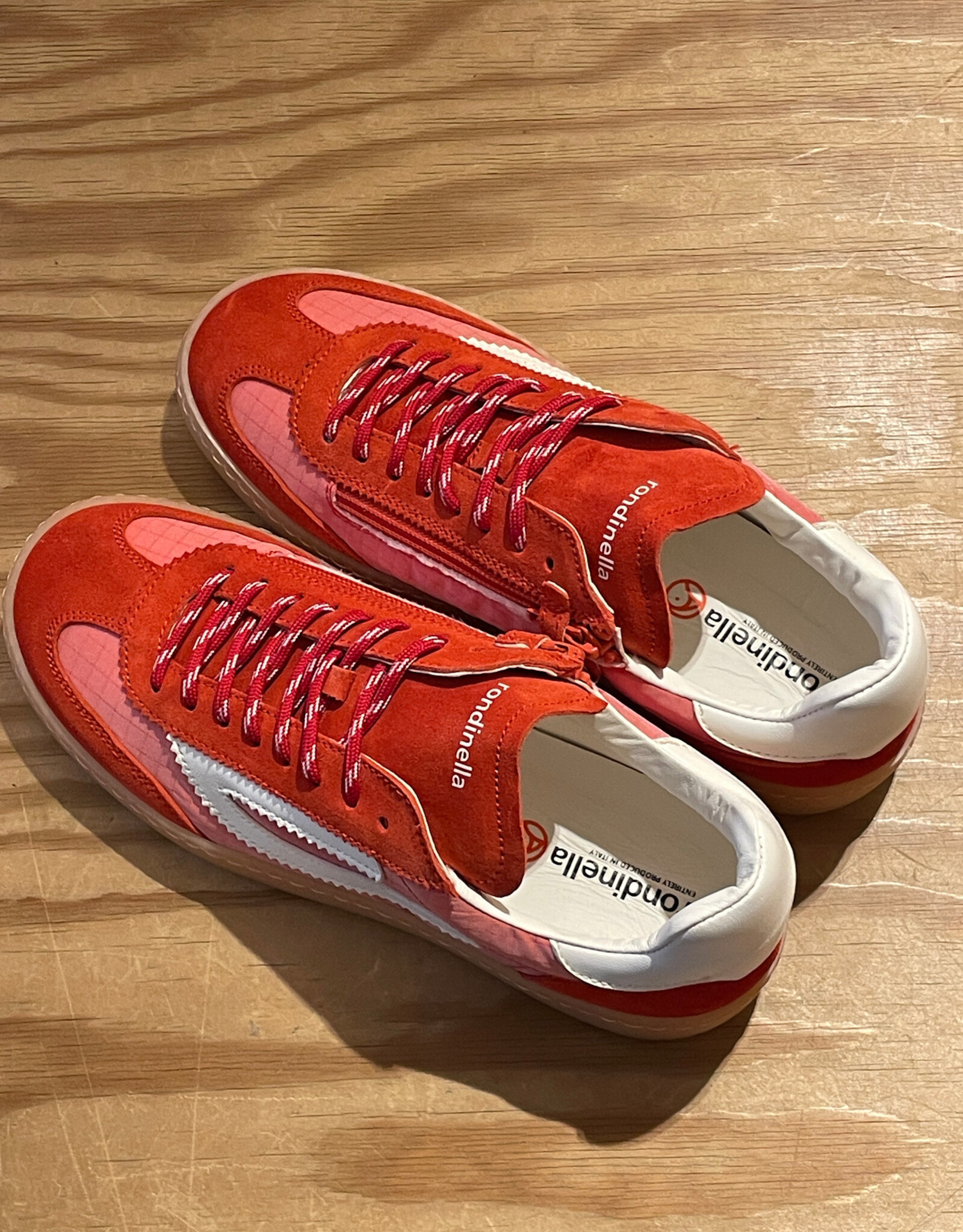 RONDINELLA RONDINELLA lederen sneakers RED