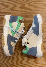 RONDINELLA RONDINELLA lederen sneaker LIGHTBLUE/GREEN