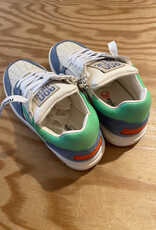 RONDINELLA RONDINELLA lederen sneaker LIGHTBLUE/GREEN
