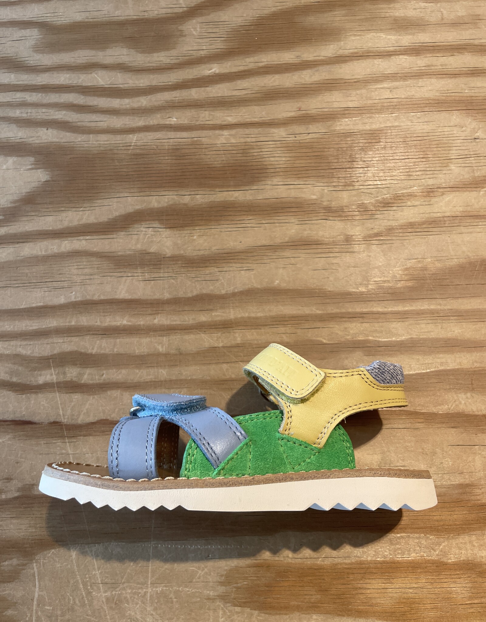 POM D'API POM D'API WAFF JIMY NAPPA VERDE JAUNE