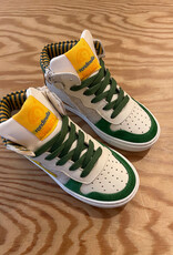 RONDINELLA RONDINELLA hightop sneaker GREEN/YELLOW