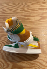 RONDINELLA RONDINELLA hightop sneaker GREEN/YELLOW