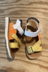 POM D'API POM D'API WAFF JIMY NAPPA ORANGE BLANC