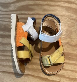 POM D'API POM D'API WAFF JIMY NAPPA ORANGE BLANC