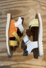 POM D'API POM D'API WAFF JIMY NAPPA ORANGE BLANC